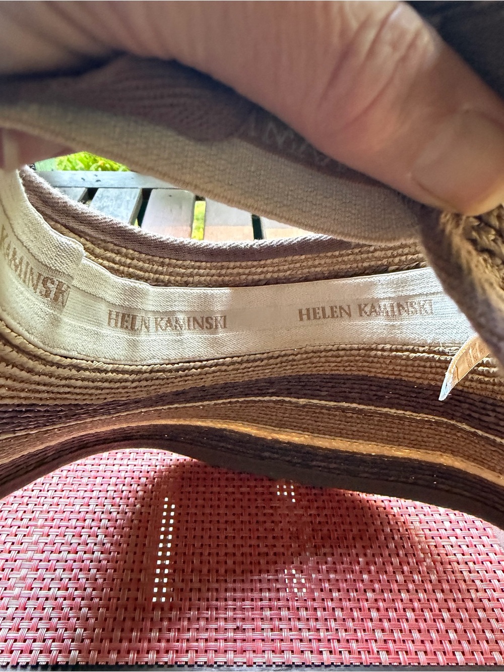 Helen Kaminski raffia visor - Picture 7 of 8